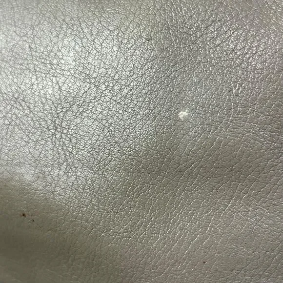 REBECCA MINKOFF Mac M.A.C. Leather Crossbody Shoulder Bag Purse Gray Chain - Picture 12 of 12